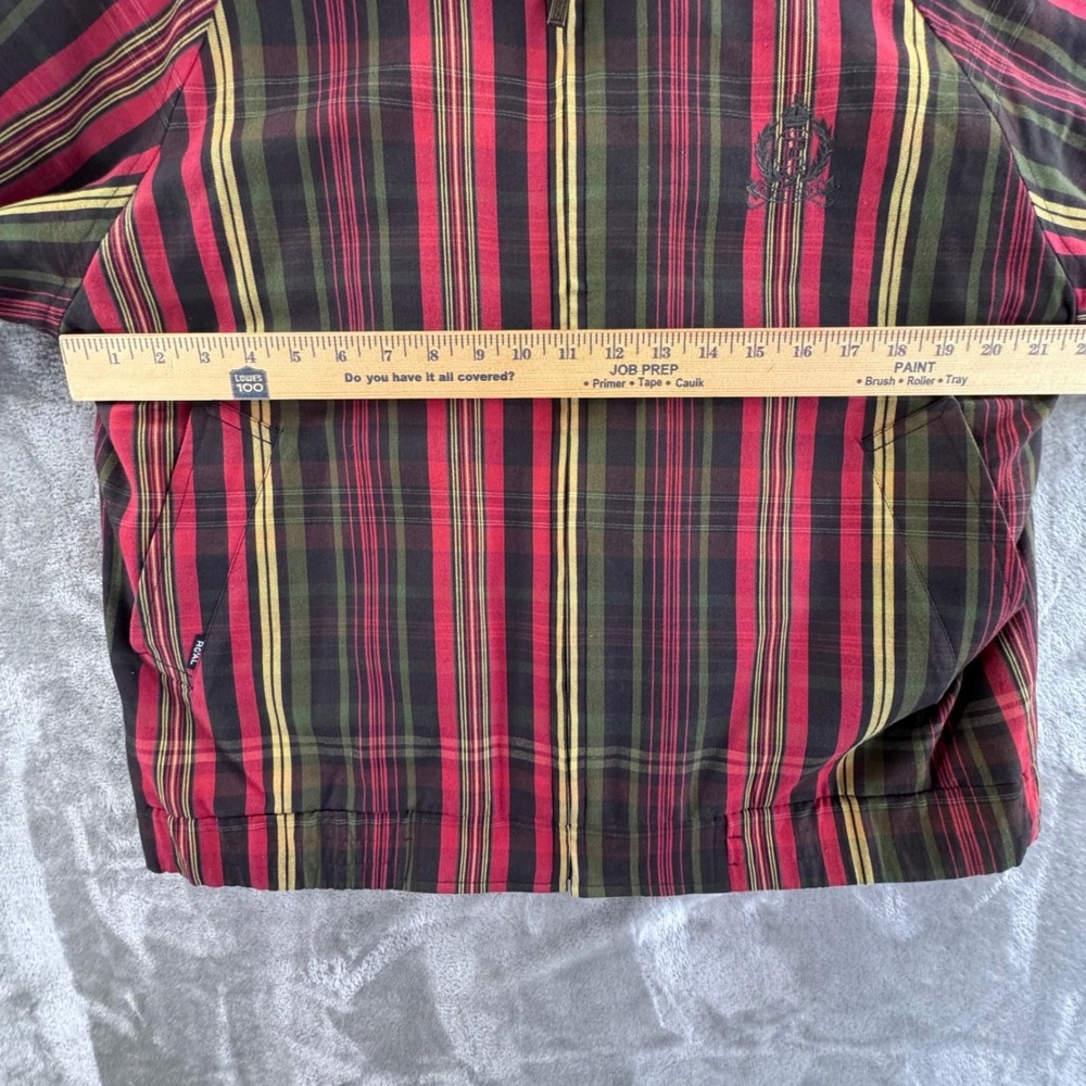 Vintage Plaid Harrington Golf Jacket Womens L‎ Grunge Preppy Tartan Retro - Picture 14 of 16